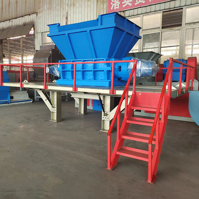 twee-assige versnipper voor multifunctionele afvalverwerking van aluminium en energiewinning