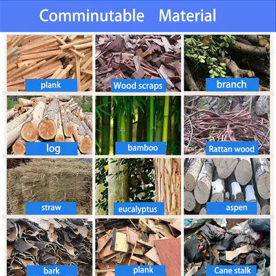 Multifunctionele houtbreker met grote capaciteit hamermolen en geïmporteerd lager