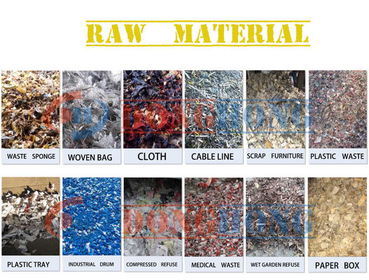 Bouwmaterialen winkels Papierpulpbreker voor papierfabrieken Afval SRF Alternatieve brandstoflijn