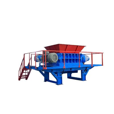 Multifunctionele dubbele schacht-schroefmachine voor het breken van kunststofkoppen en keukenafval