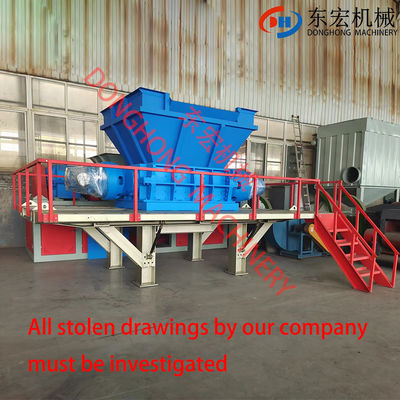 Roestvrij staal versnipper voor plastic geweven zakken Hout rubber schroot staalbanden en meer