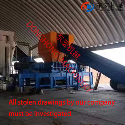 Roestvrij staal versnipper voor plastic geweven zakken Hout rubber schroot staalbanden en meer