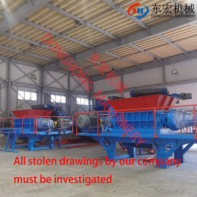 Roestvrij staal versnipper voor plastic geweven zakken Hout rubber schroot staalbanden en meer