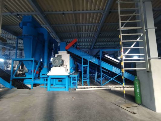 90KW Hout/ metaal/ rubber/ plastic/ karton versnippermachine met Chamber Box Knife Blade