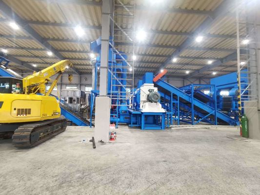 90KW Hout/ metaal/ rubber/ plastic/ karton versnippermachine met Chamber Box Knife Blade