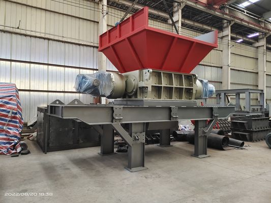 90kW zware bandenscheurmachine voor drukkerijen en recycling van autobanden