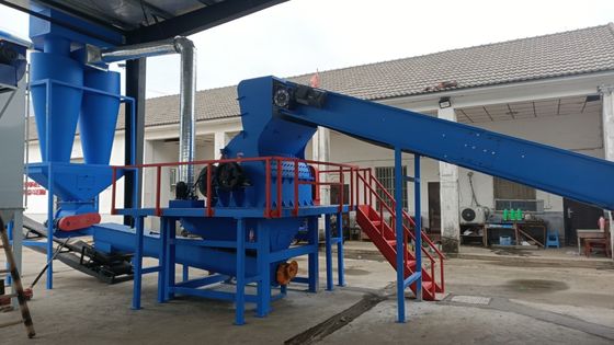Grote capaciteit 135kw Houtbreker Crusher Professionele voor het recyclen van plastic afval