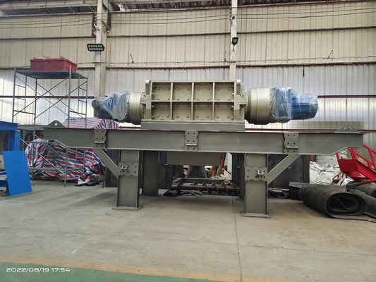 8000 kg Gewicht Vierachs industriële afvalpapierbreker voor bouwmaterialen winkels