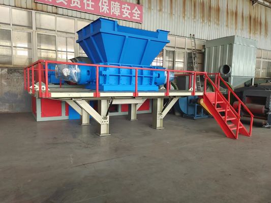 Schroefmachine voor tweeledige as van koolstofstaal, van kunststofgeweven zakken, voor afvalvisserijnetten en filmbuizen