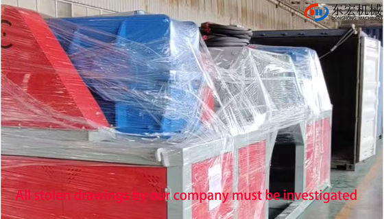 Grote stroafmachine voor huishoudelijk afval met een vermogen van 110 kW