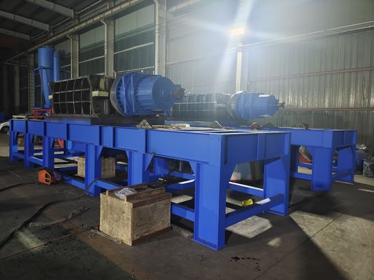 Grote stroafmachine voor huishoudelijk afval met een vermogen van 110 kW