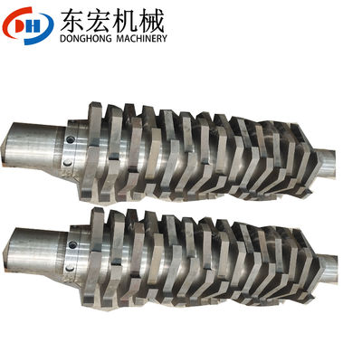 110kW roestvrijstalen bouwplaat shredder biaksiale rubbercrusher voor stedelijk afval