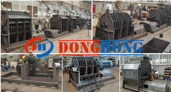 Hoge productiviteit 6000 kg Houtpoeder maken voeder metaal versnipper constructie afvalverbreker auto banden dubbele as versnipper