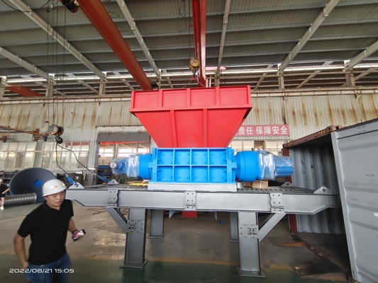 110kW Power Coconut Shell Residue Shredder voor het verpletteren van groot en klein ijzeren plastic