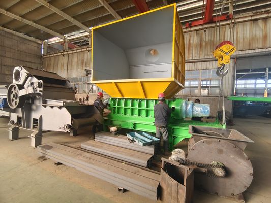 Productielijn voor multifunctionele grote schrootmachines voor het schrobben en recyclen van staal