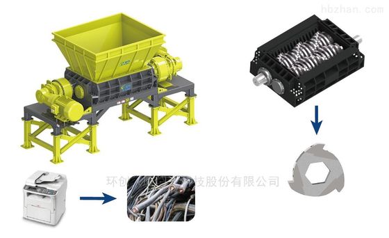 110kW vermogen roestvrij staal schroot koelkast Breek- en demontage productielijn