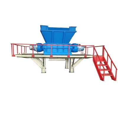 2-3 TPH Recycled Cardboard Box Carton Tube Paper Shredder Machine voor in Garment