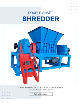 Industriële zware materialen, metaalschroot, rubbercrusher, shredder voor de bouw